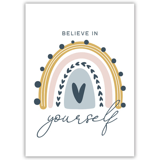 Believe In Yourself Scandi Rainbow