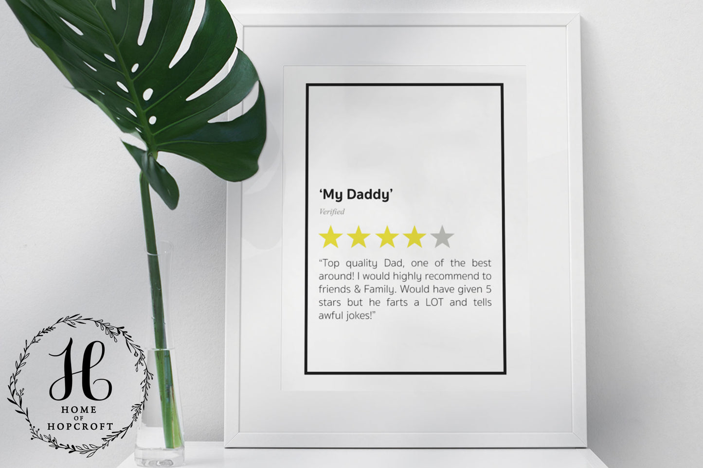Personalised Review Print
