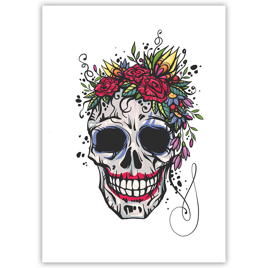 Floral Skull