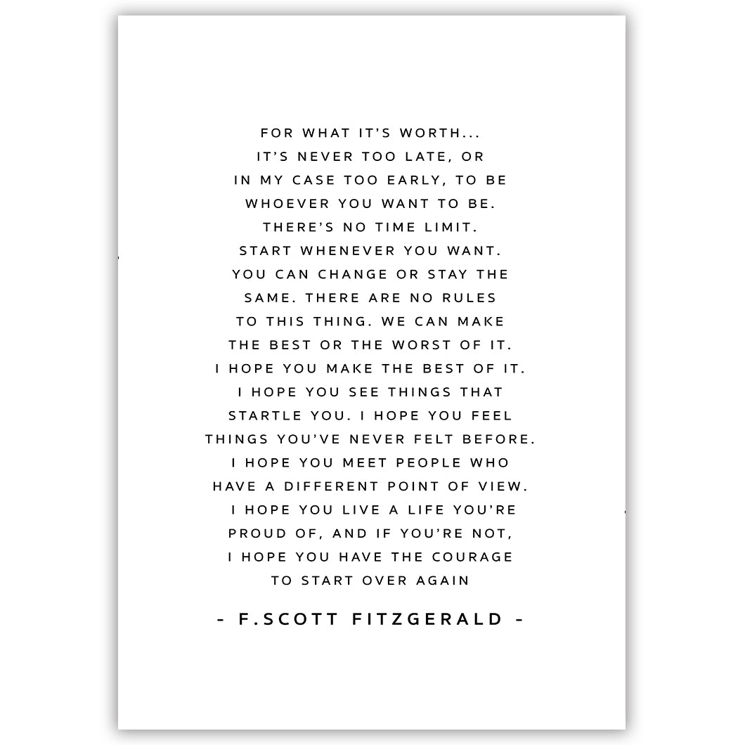 Life - F. Scott Fitzgerald Quote