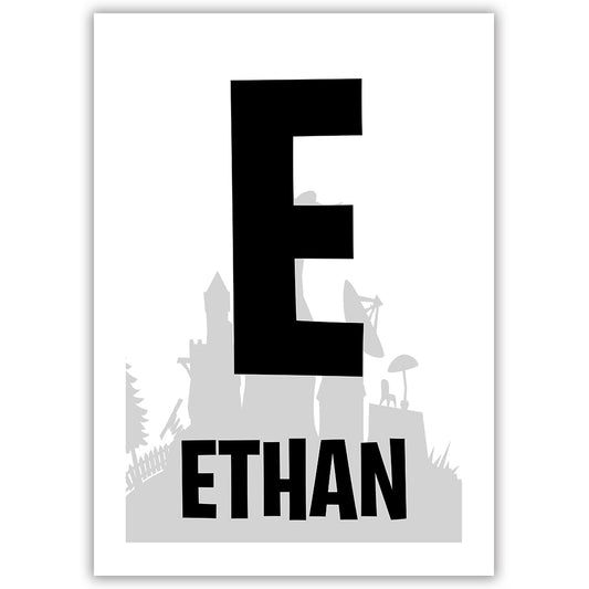 Gaming Inspired Personalised Initial