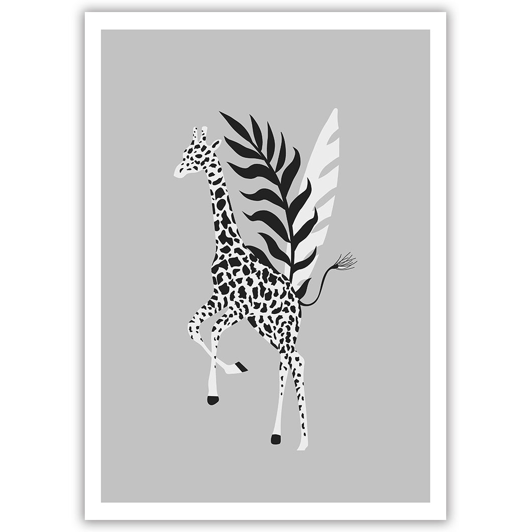 Monochrome Giraffe