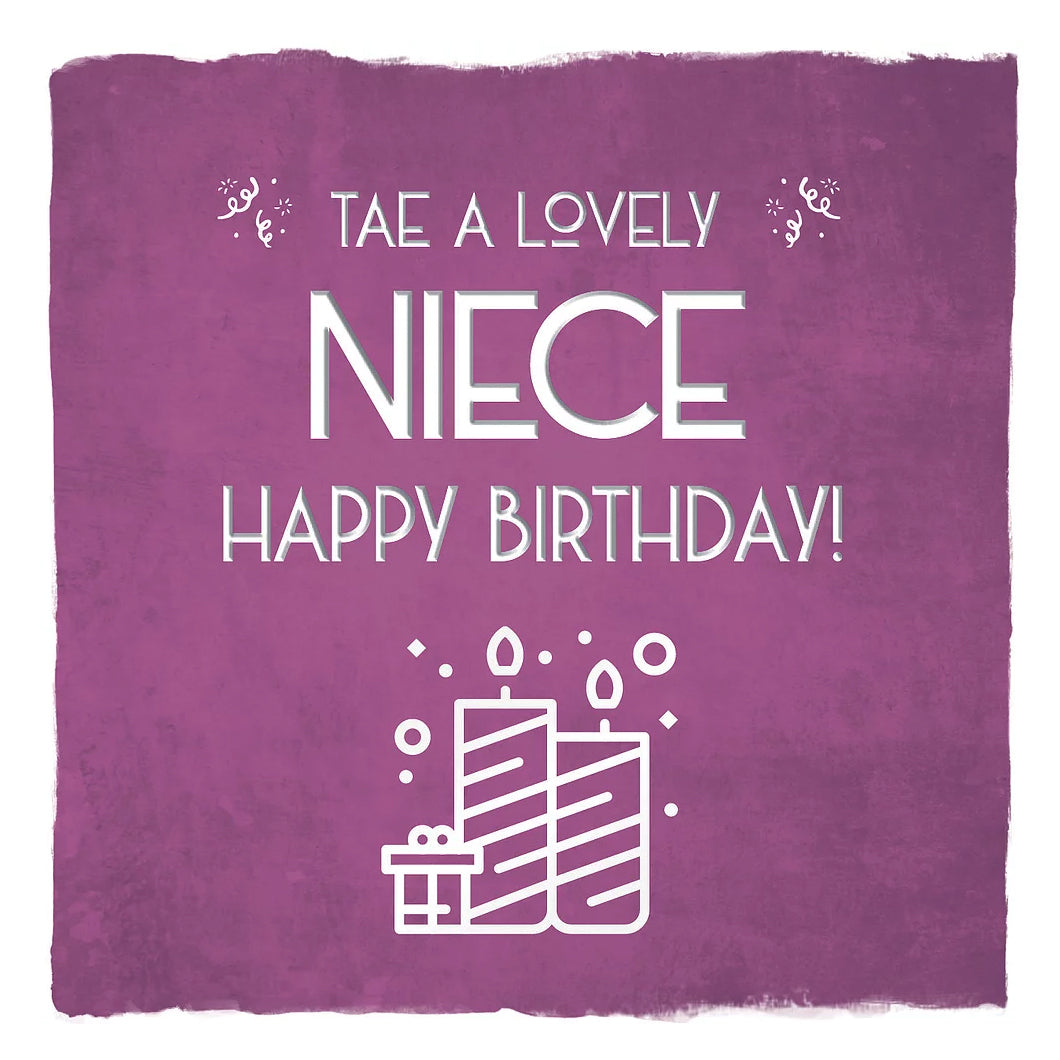 Lovely Niece Birthday Greetings Card