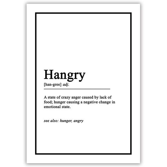 Hangry Definition