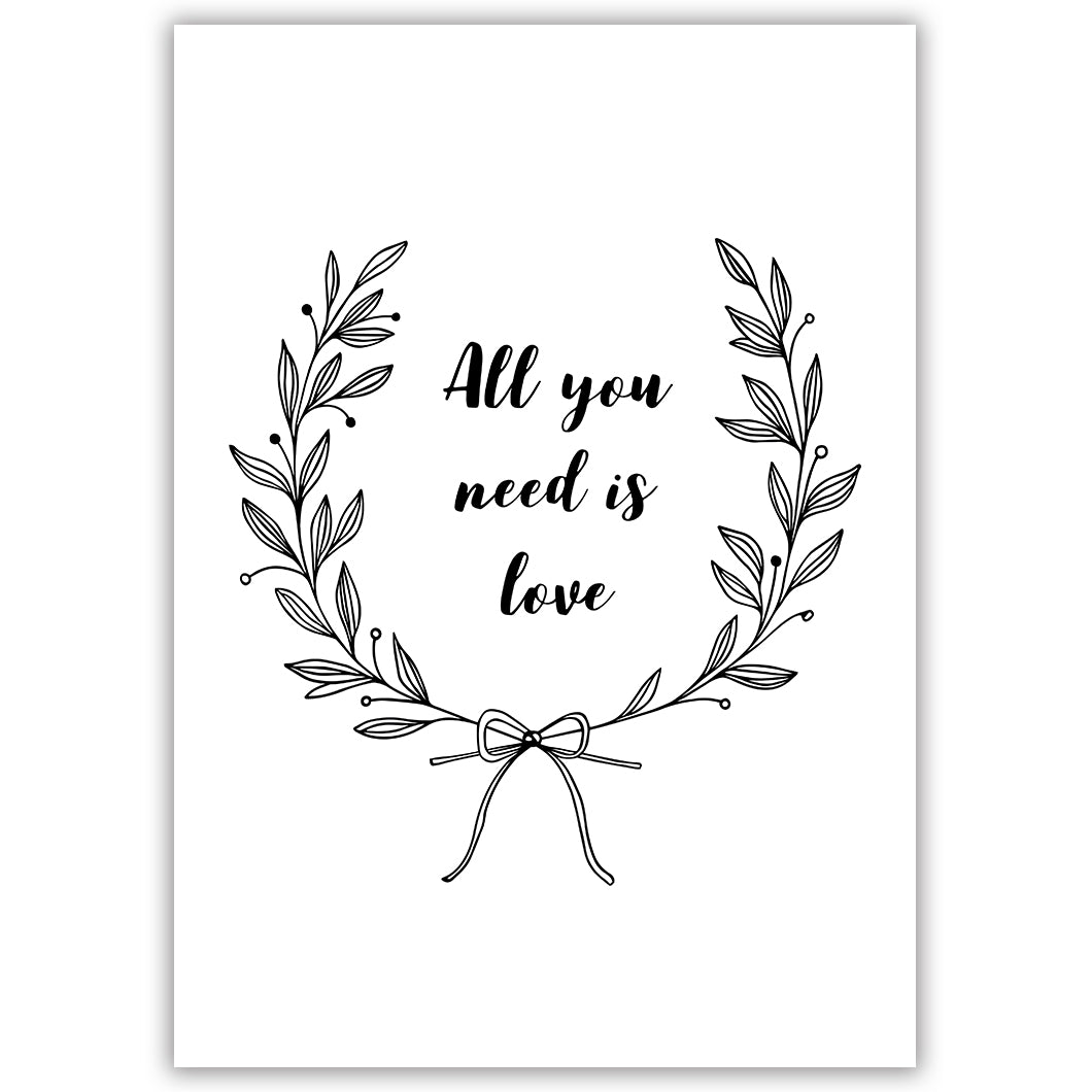 All You Need Is Love