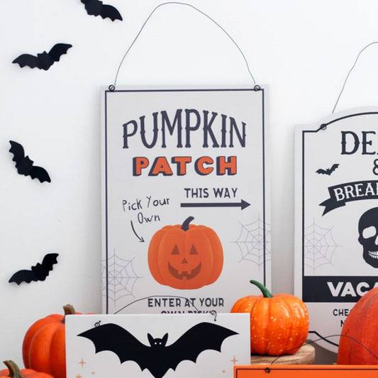 Pumpkin Patch Hanging Sign