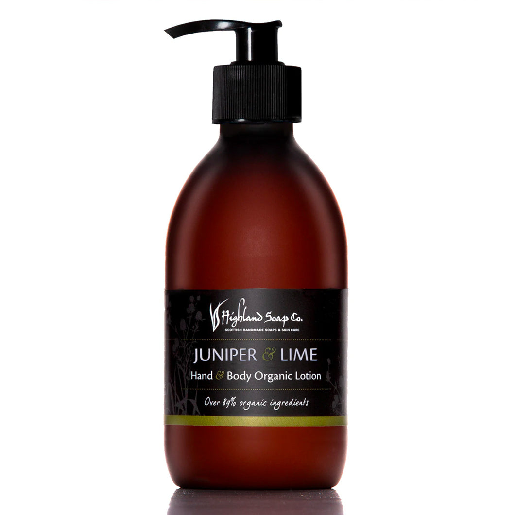 Juniper & Lime Organic Hand & Body Lotion 300ml