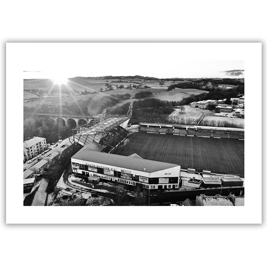 RRFC Starks Park - Sunset (Greyscale)