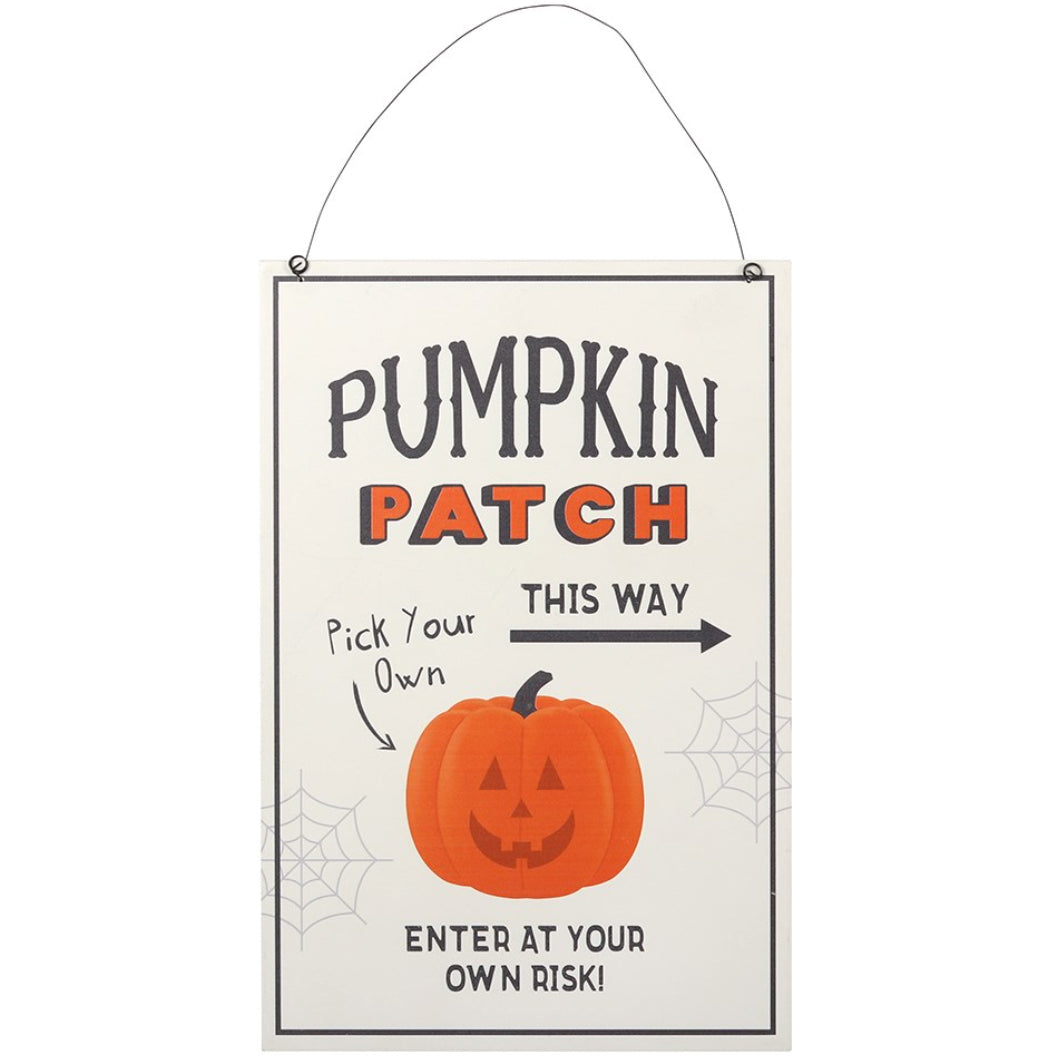 Pumpkin Patch Hanging Sign