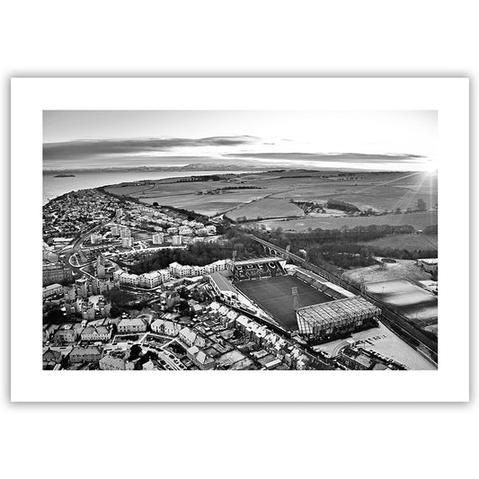 RRFC Starks Park - Sunset Skyline (Greyscale)