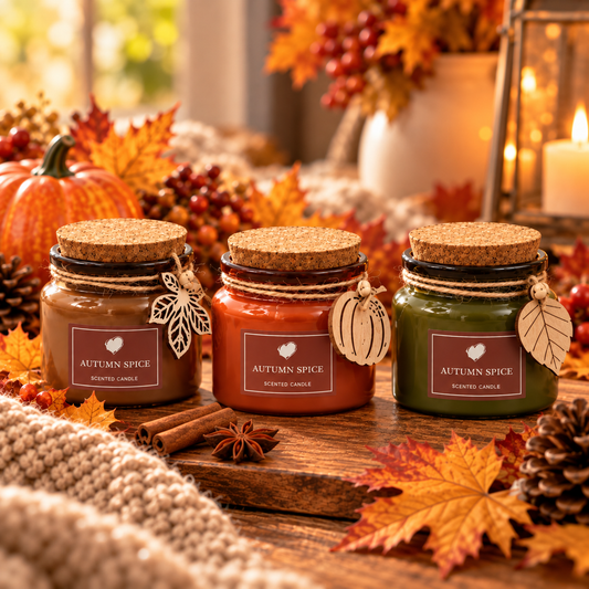 Autumn Spice Candle Pot