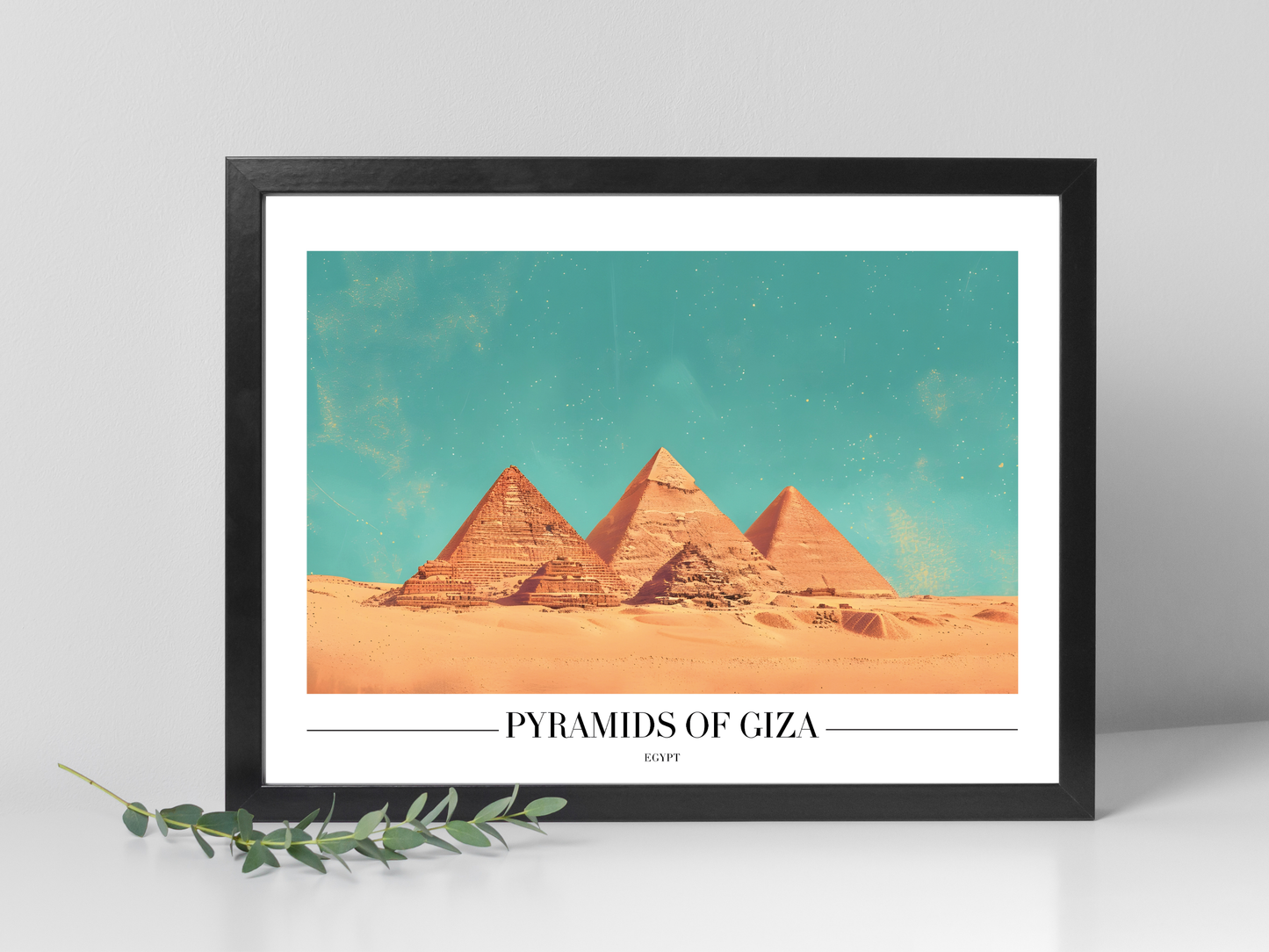 Pyramids Of Giza Egypt (Landscape)