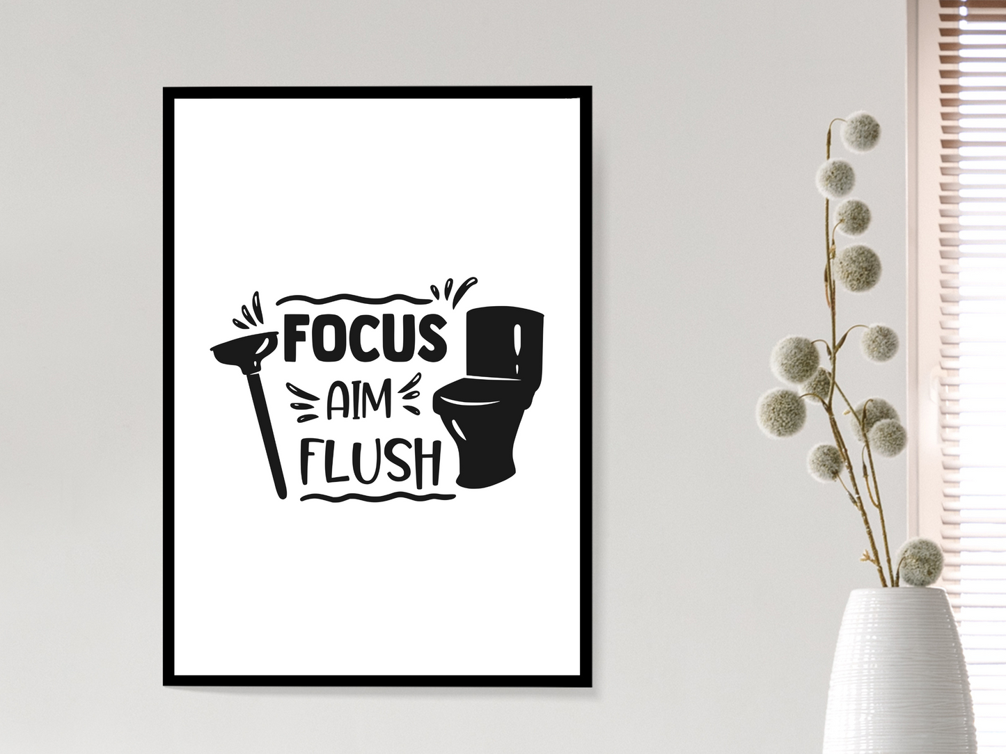 Focus, Aim, Flush