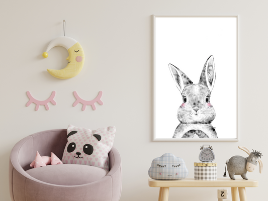 Watercolour Cute Bunny
