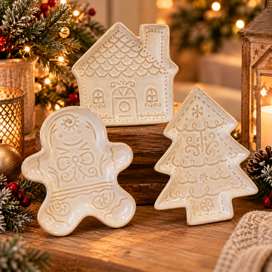 Gingerbread House Ceramic Dish – view 2