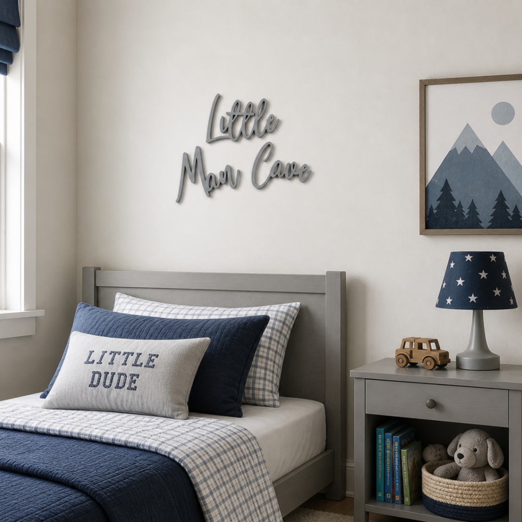 Little Man Cave Word Set