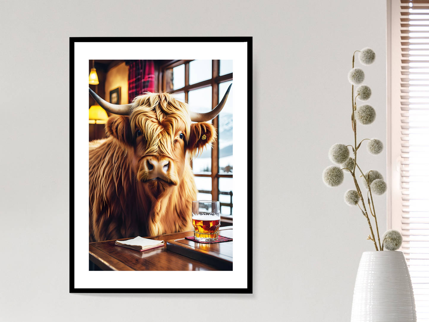 Highland Cow - Having A Dram