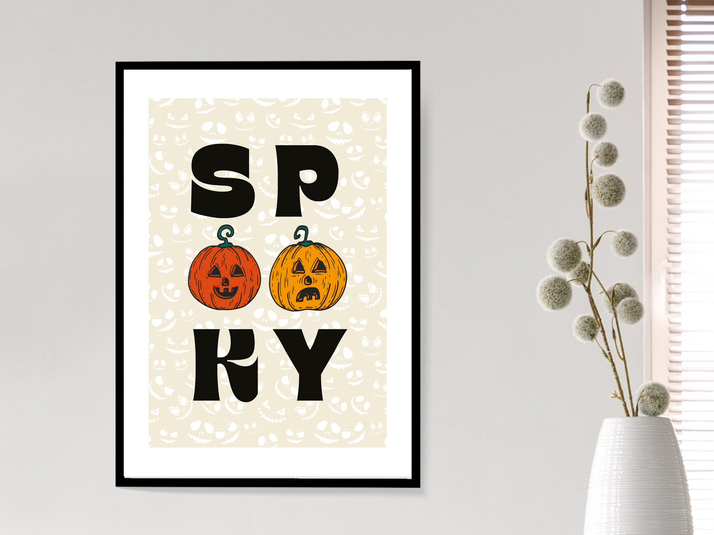 Spooky Halloween Print | Fun Seasonal Poster
