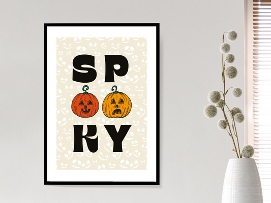 Spooky Halloween Print | Fun Seasonal Poster
