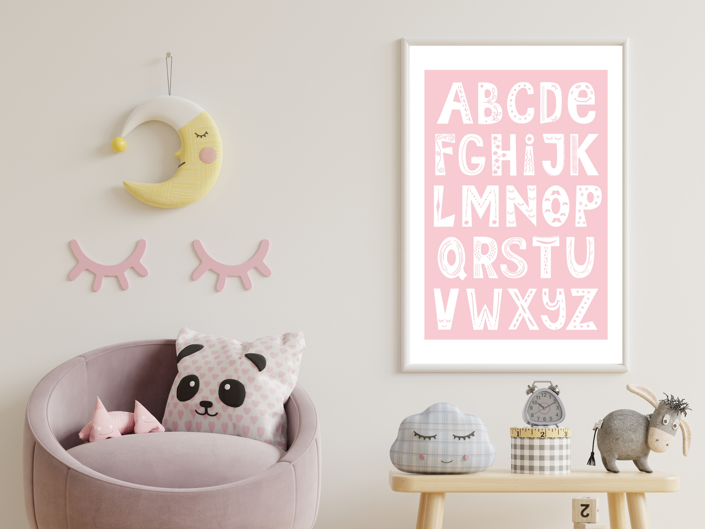 Pink Alphabet