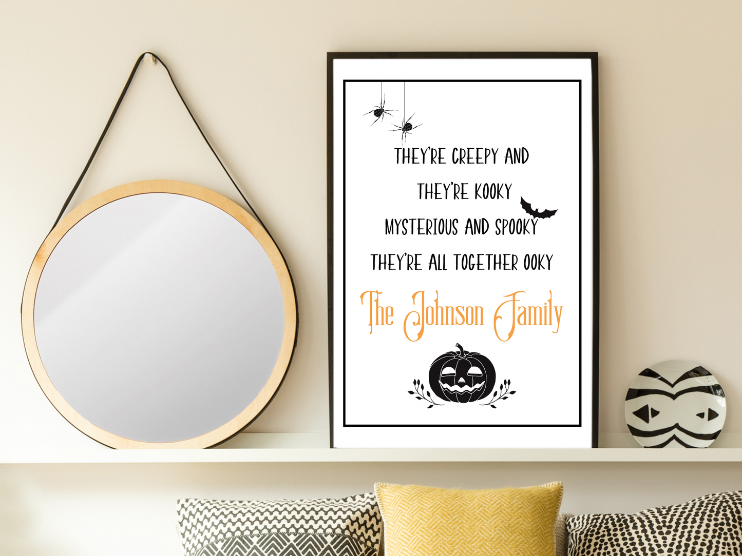 Halloween Personalised Print