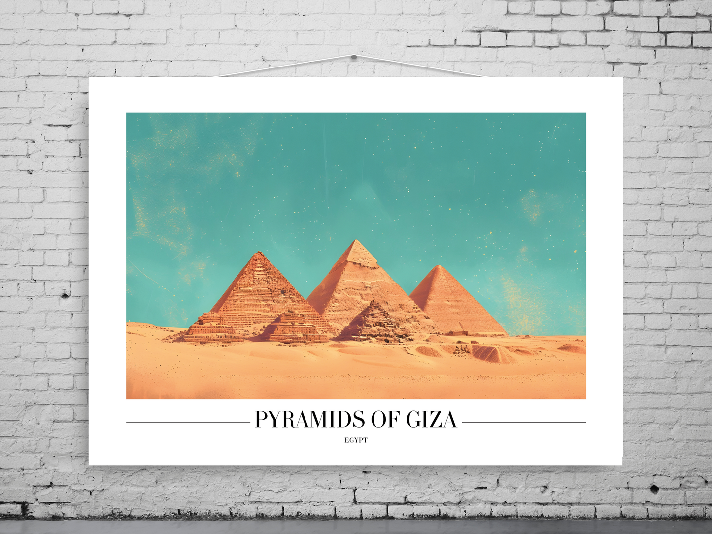 Pyramids Of Giza Egypt (Landscape)