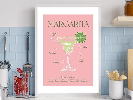 Margarita Pink Cocktail