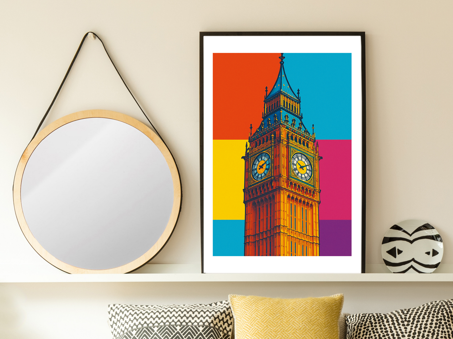 Big Ben Pop Art
