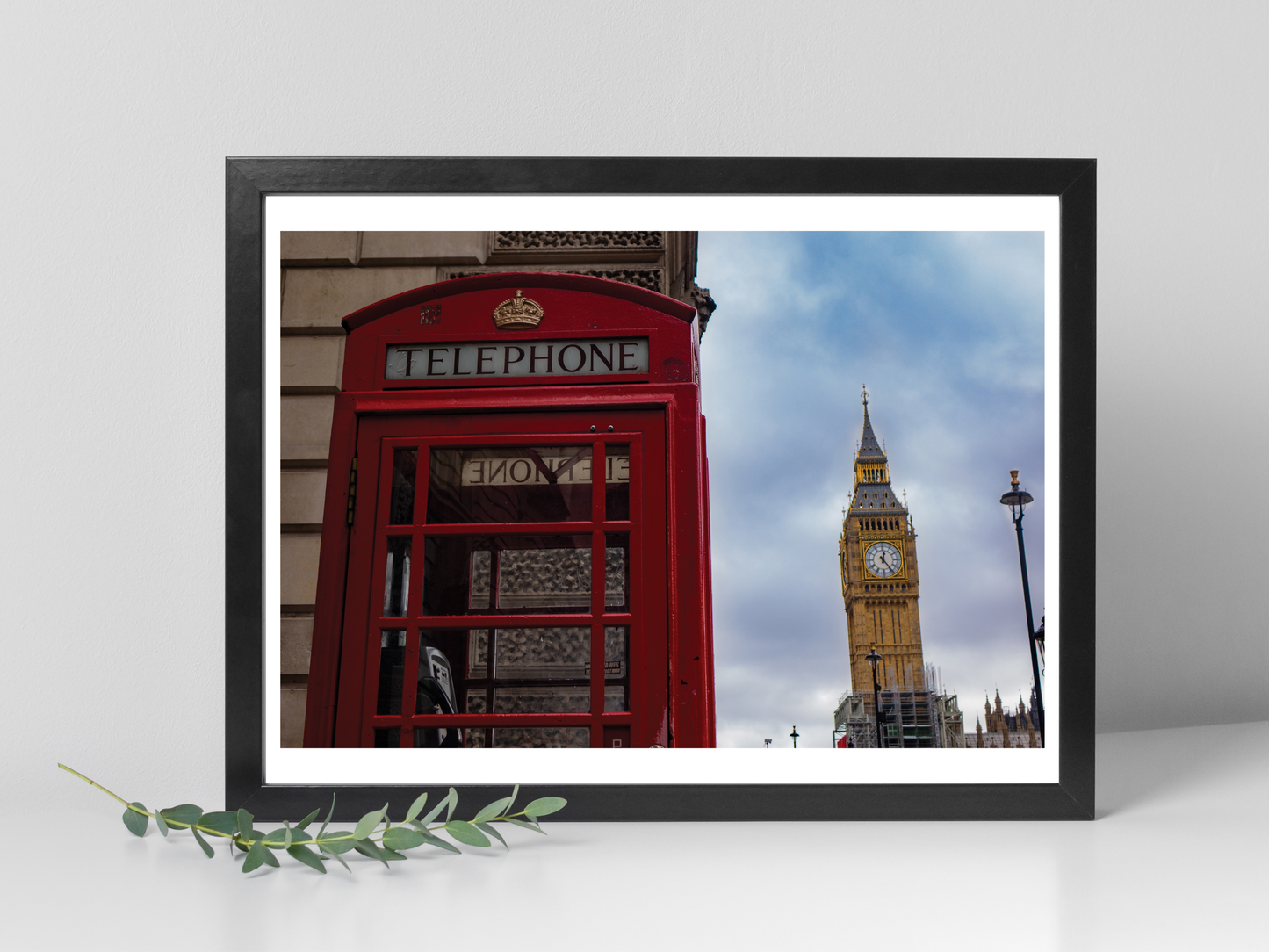 London Telephone Box & Big Ben