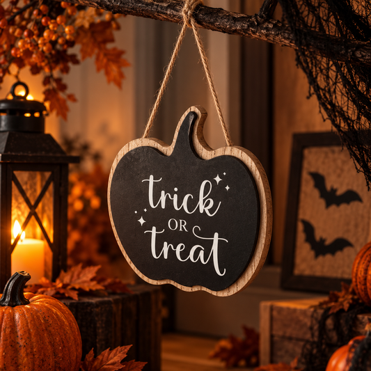 Trick or Treat Black Hanger
