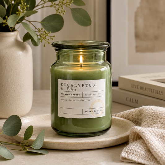 Eucalyptus & Bay Apothecary Candle | Large