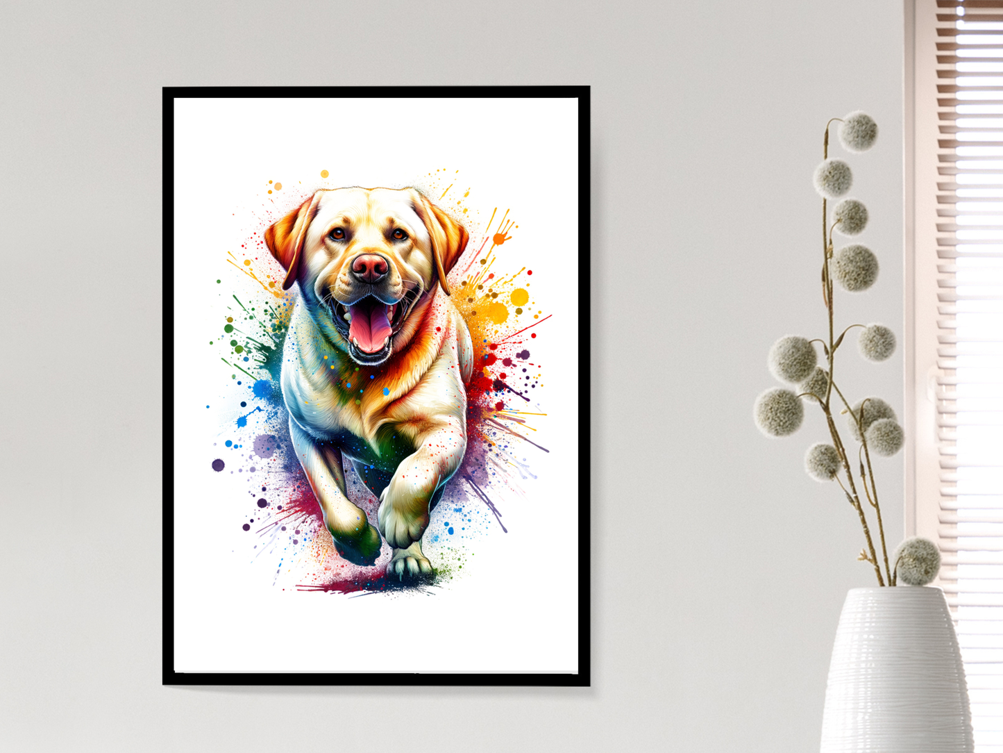 Watercolour Labrador Art