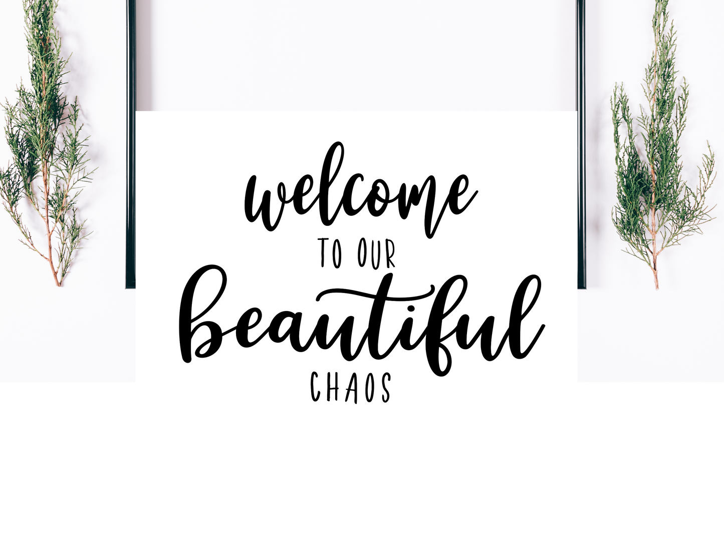 Welcome To Our Beautiful Chaos