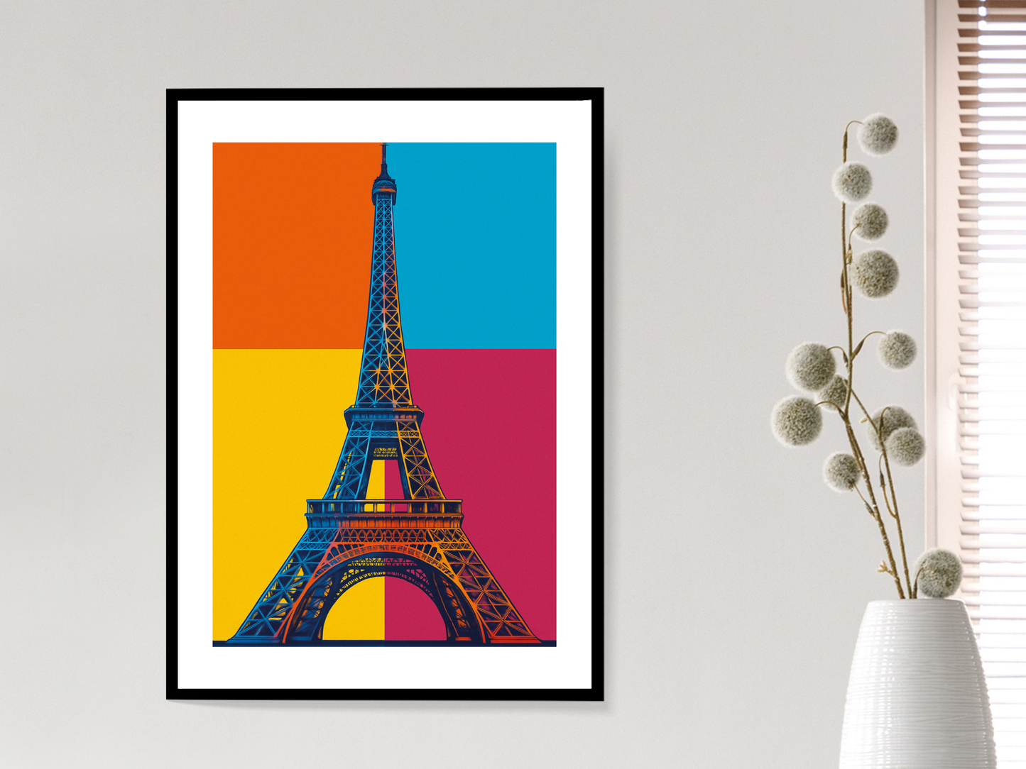 Eiffel Tower Pop Art