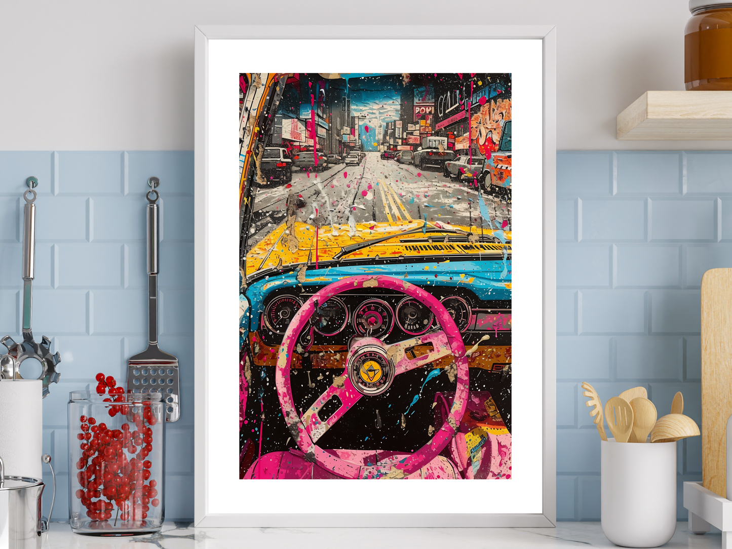 Neon Streets Supercar | Car Art