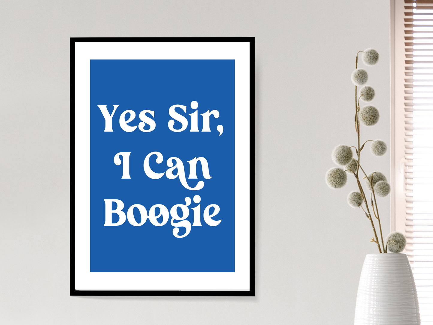 Yes Sir, I Can Boogie (Blue)
