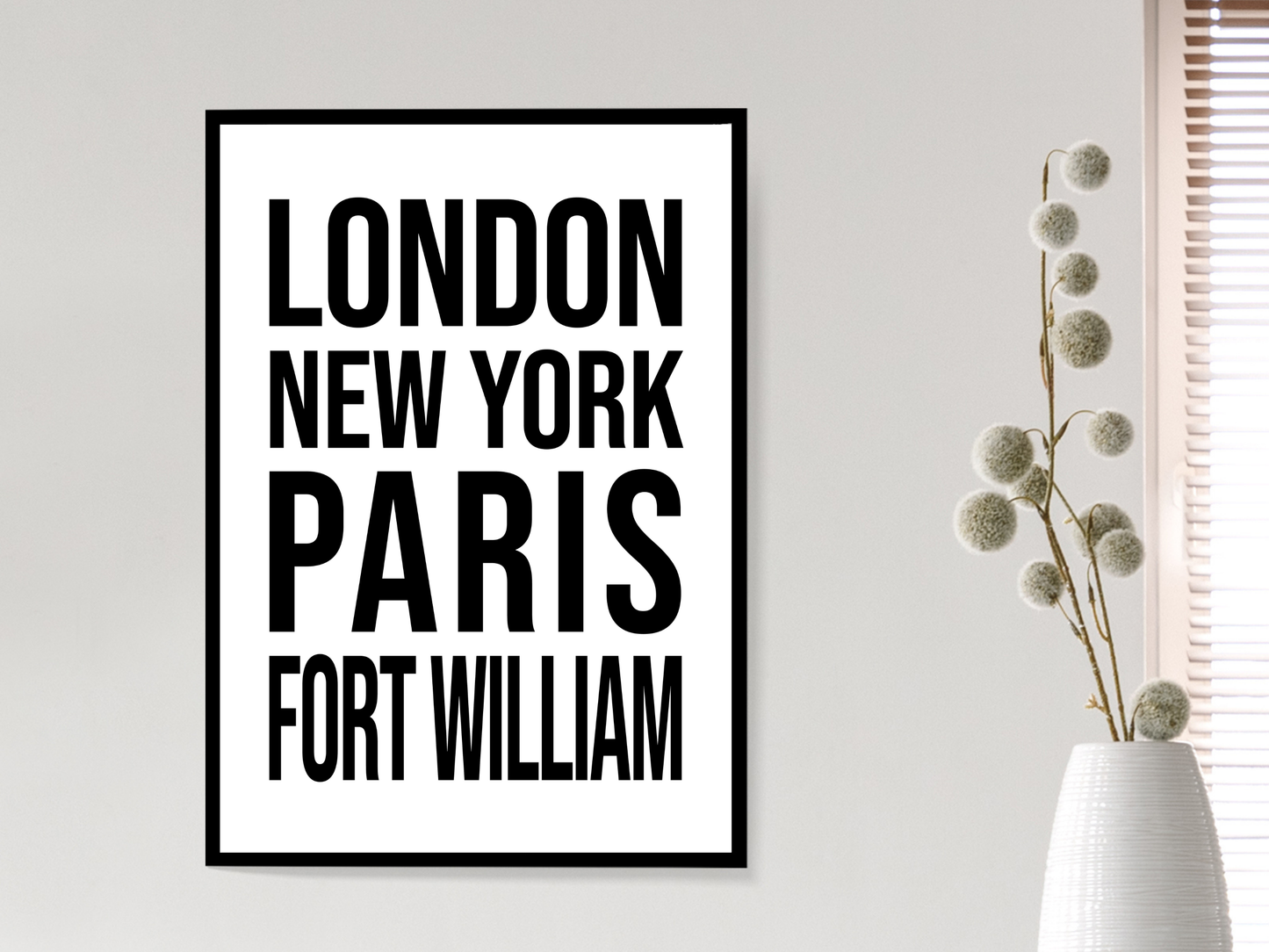 Fort William Bold Print
