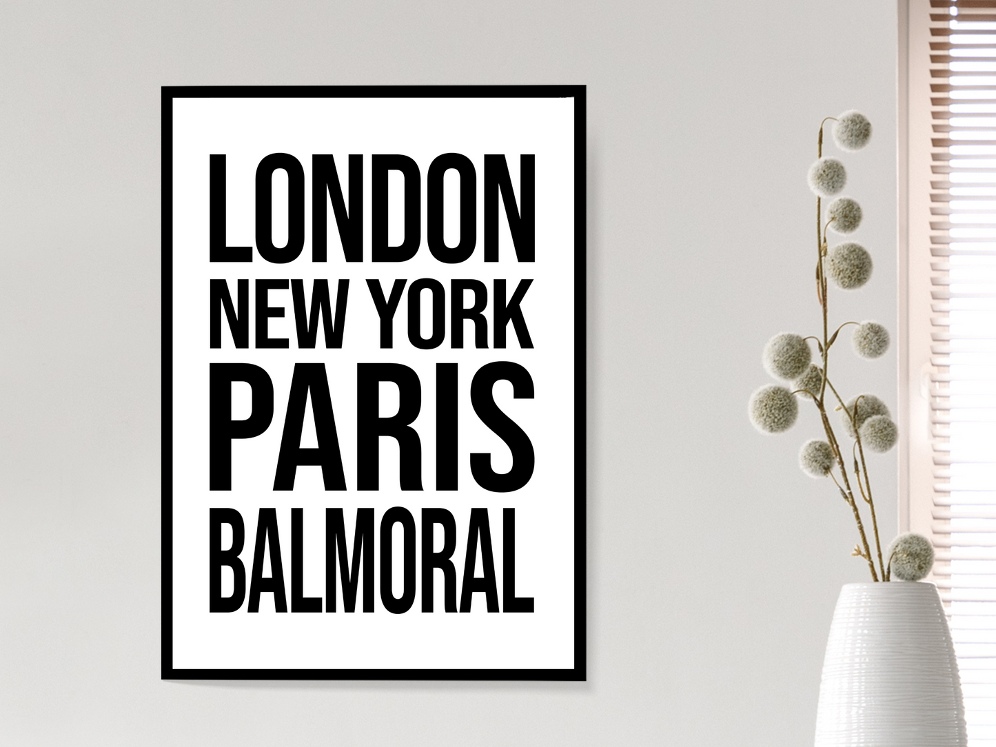 Balmoral Bold Print