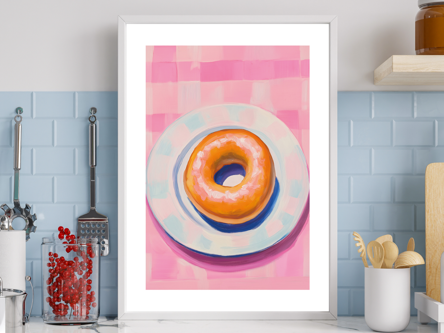 Gingham Donut