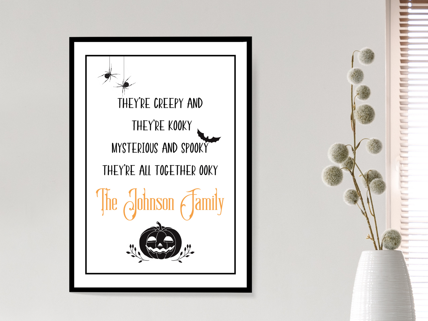 Halloween Personalised Print