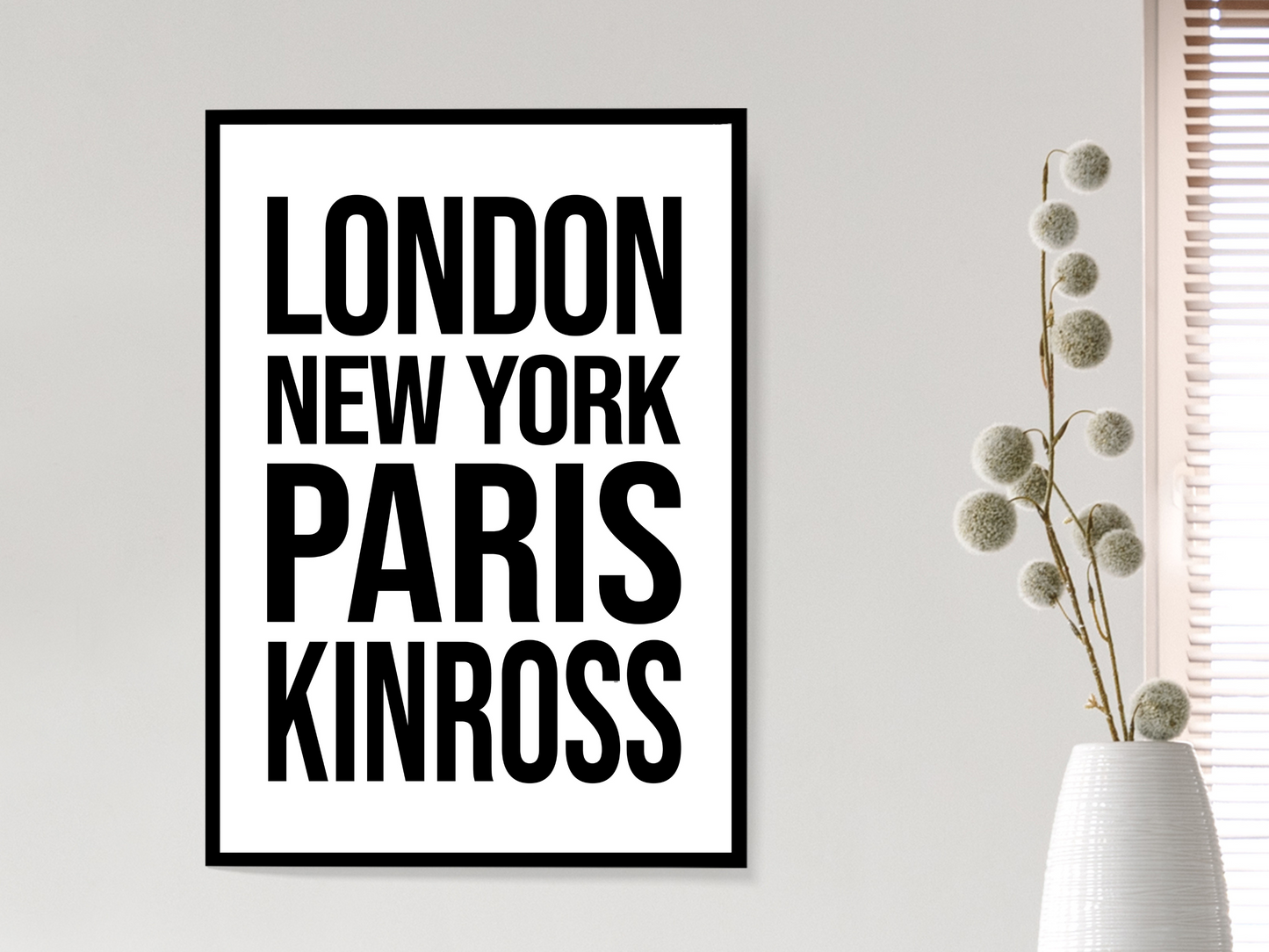Kinross Bold Print