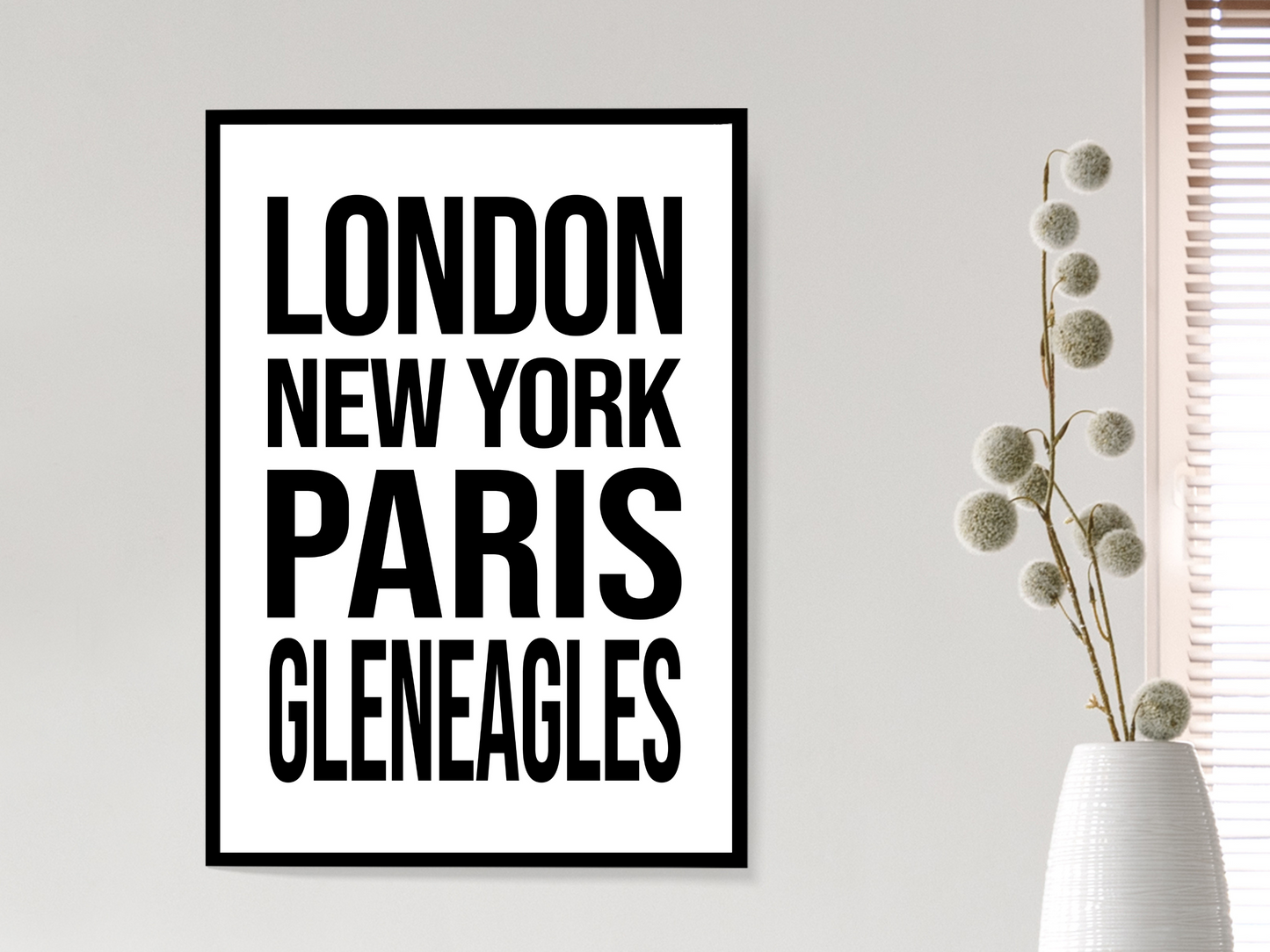 Gleneagles Bold Print