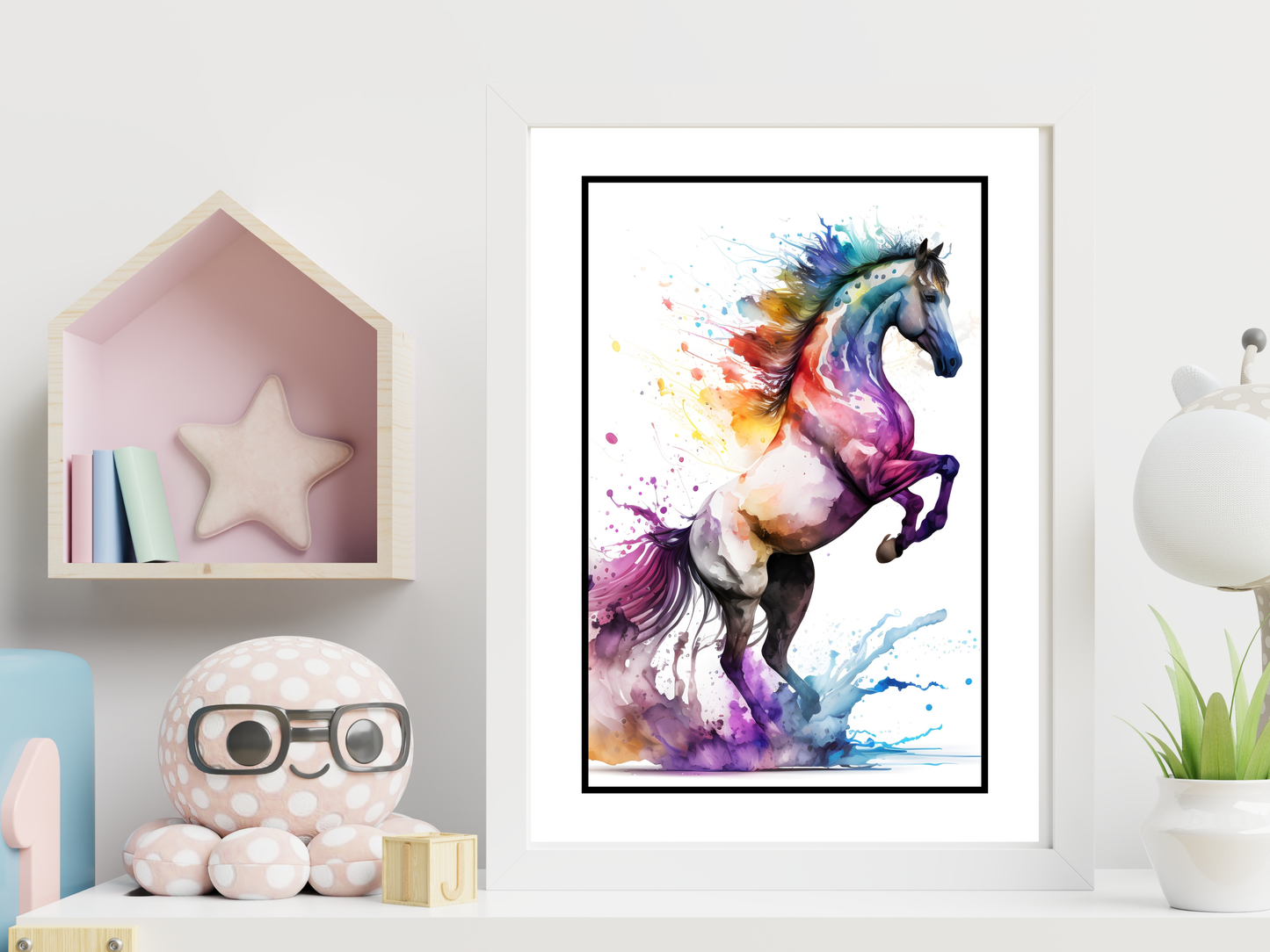 Watercolour Horse Art