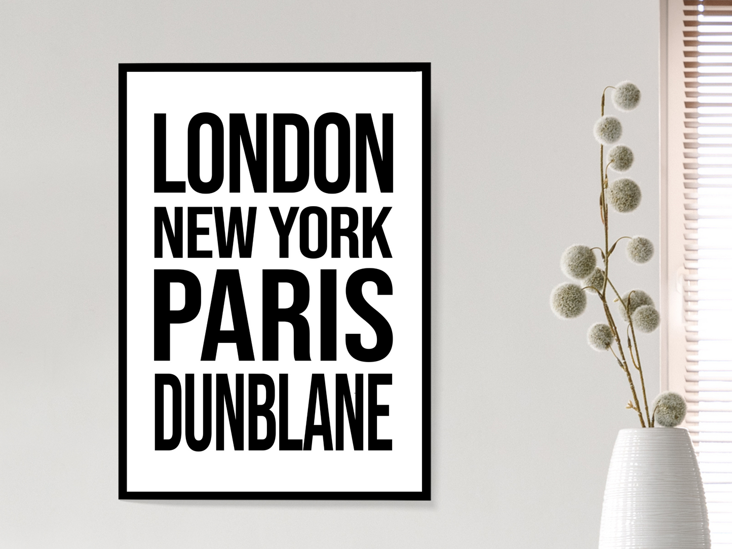 Dunblane Bold Print