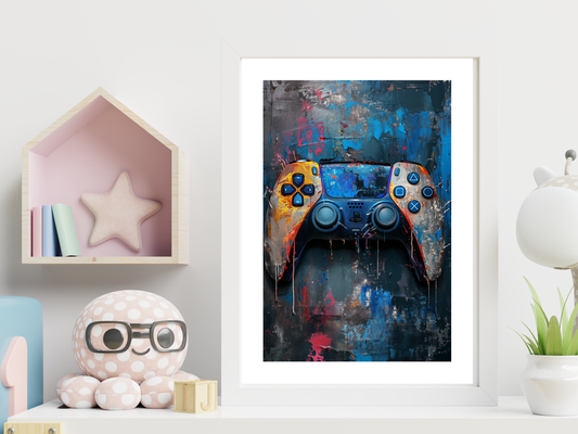 Night Session Controller | Gaming Art