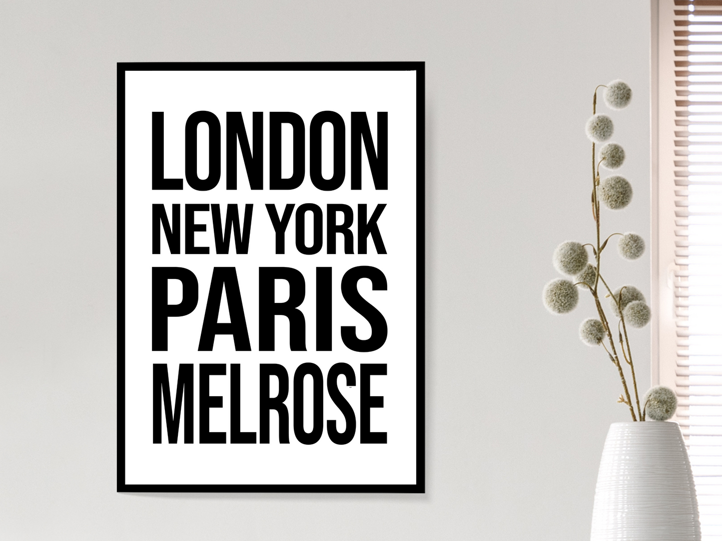 Melrose Bold Print