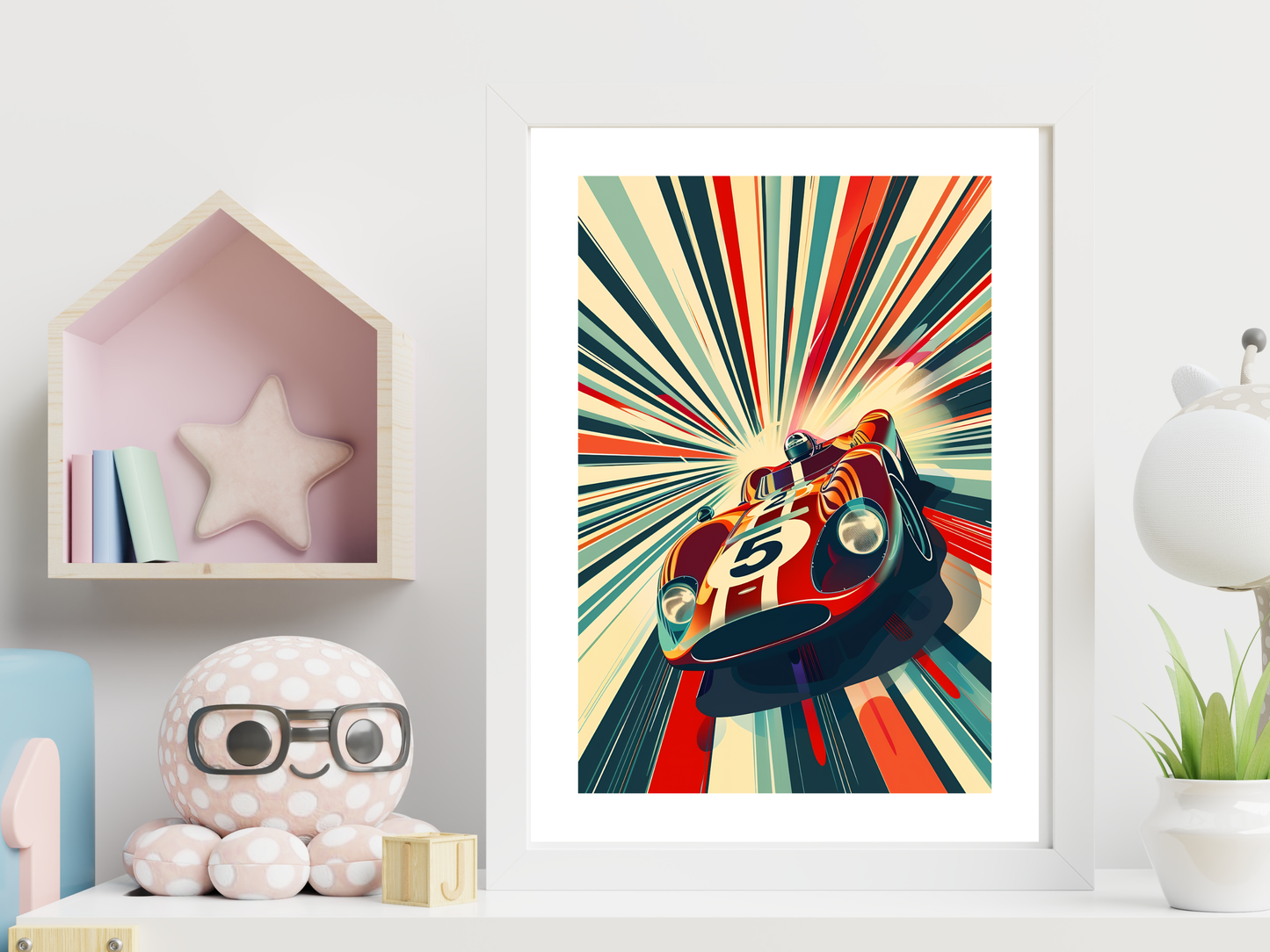 Race Day Supercar | Car Art