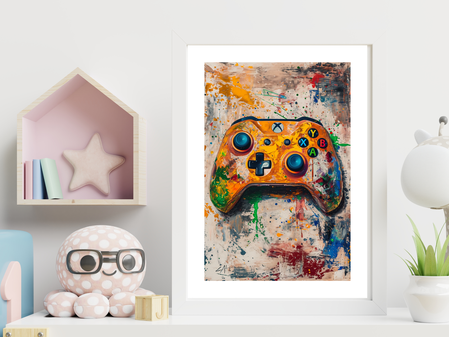 Controller Chaos | Gaming Art