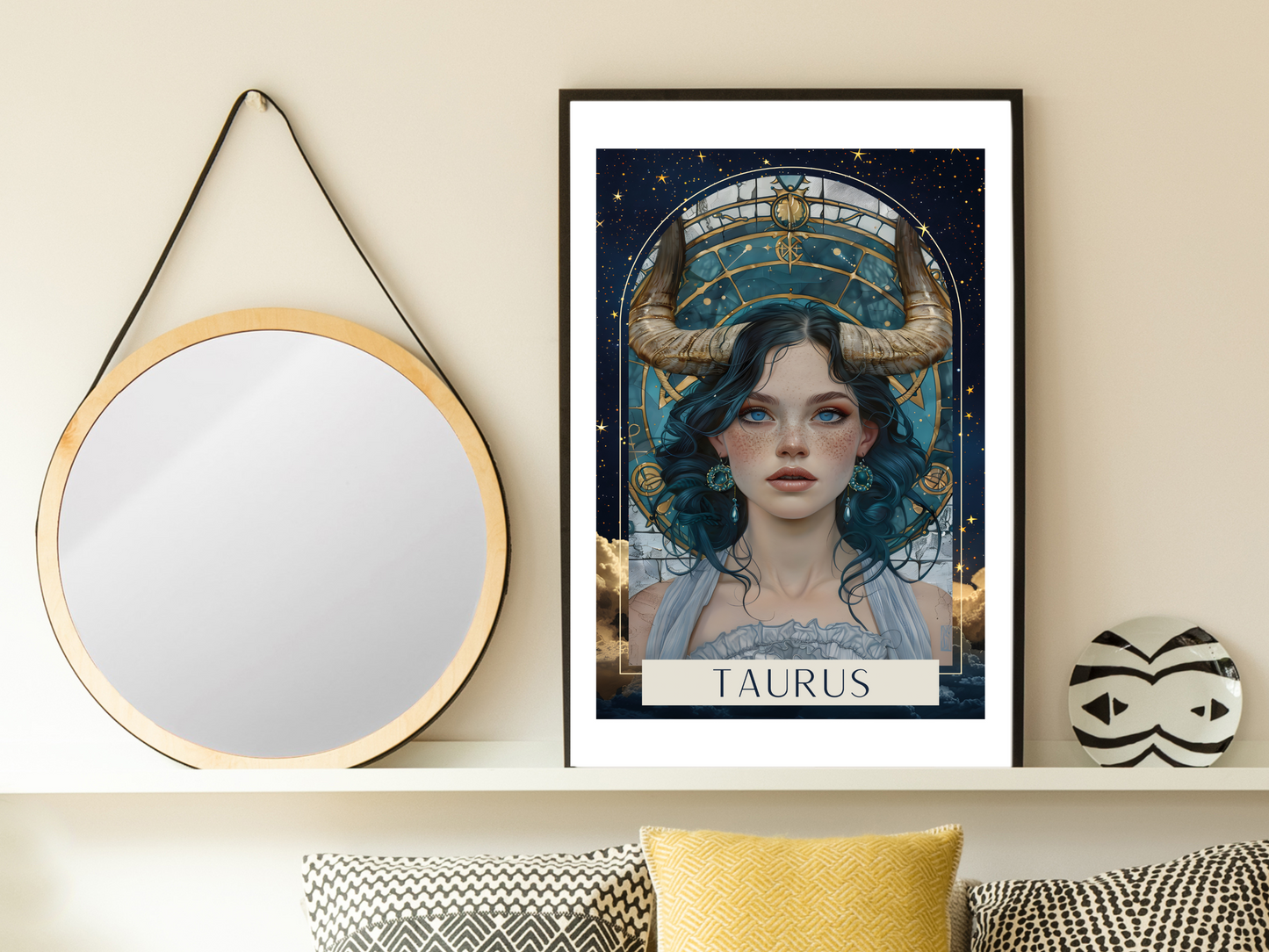 Taurus Zodiac Tarot Print | Astrology Poster
