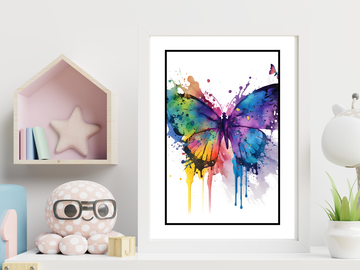 Watercolour Butterfly Art